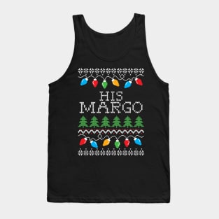 His Margo Ugly Christmas Tank Top